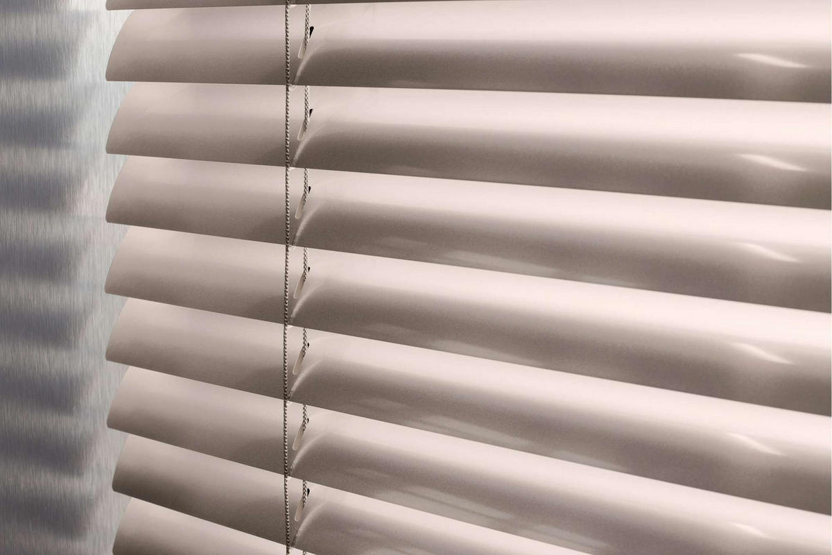 JALOUSIE venetianische mit Grau Zugschnu 125x250 - Hellgrau, Metall (135/250cm) - STORESDECO