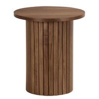 BEISTELLTISCH - MDF - Eiche - Walnussfarben, Holzwerkstoff (40/40/45cm) - home24