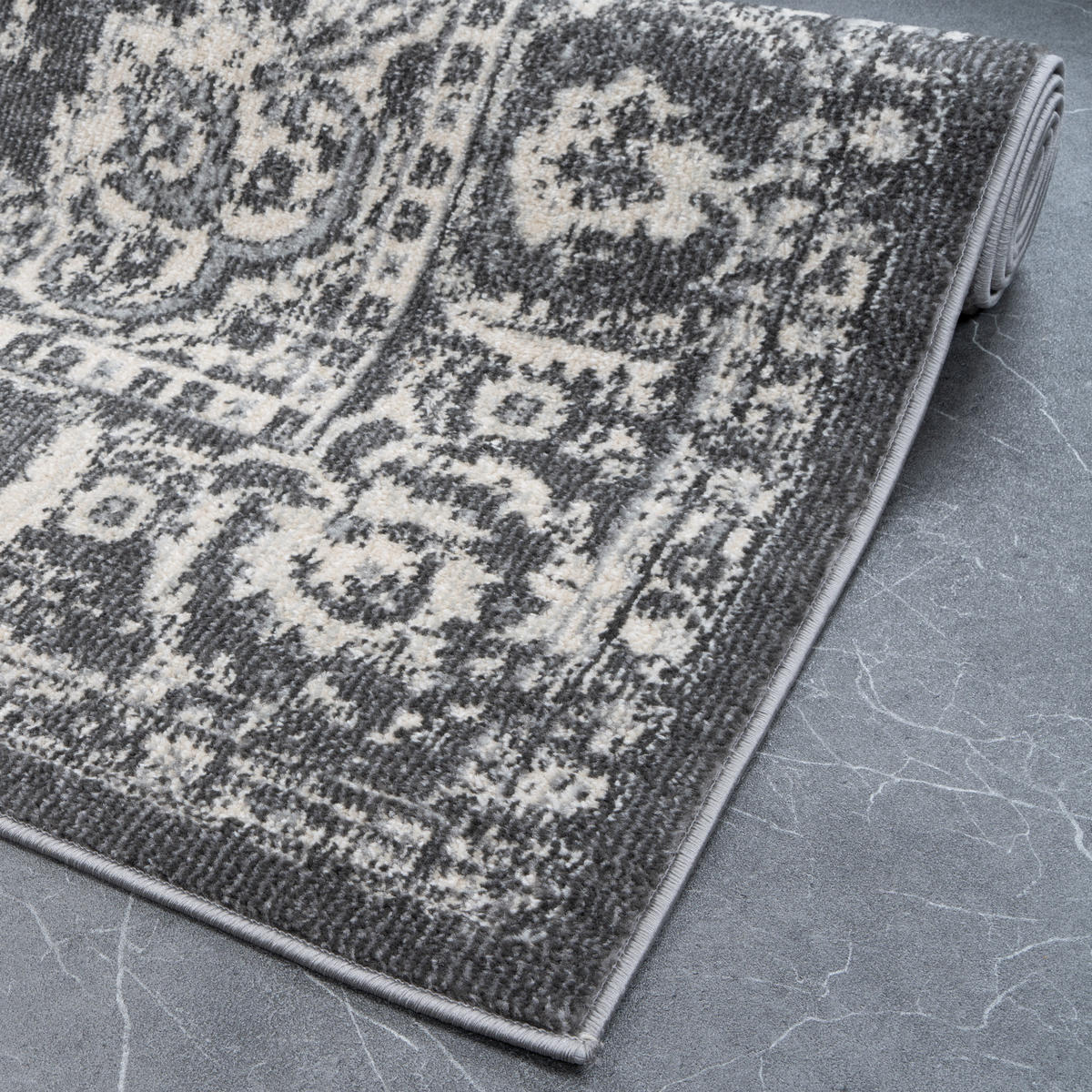 VINTAGE-TEPPICH MILANO 120/170 cm Taupe - Taupe, Naturmaterialien/Textil (120/170cm) - Consilio Concept