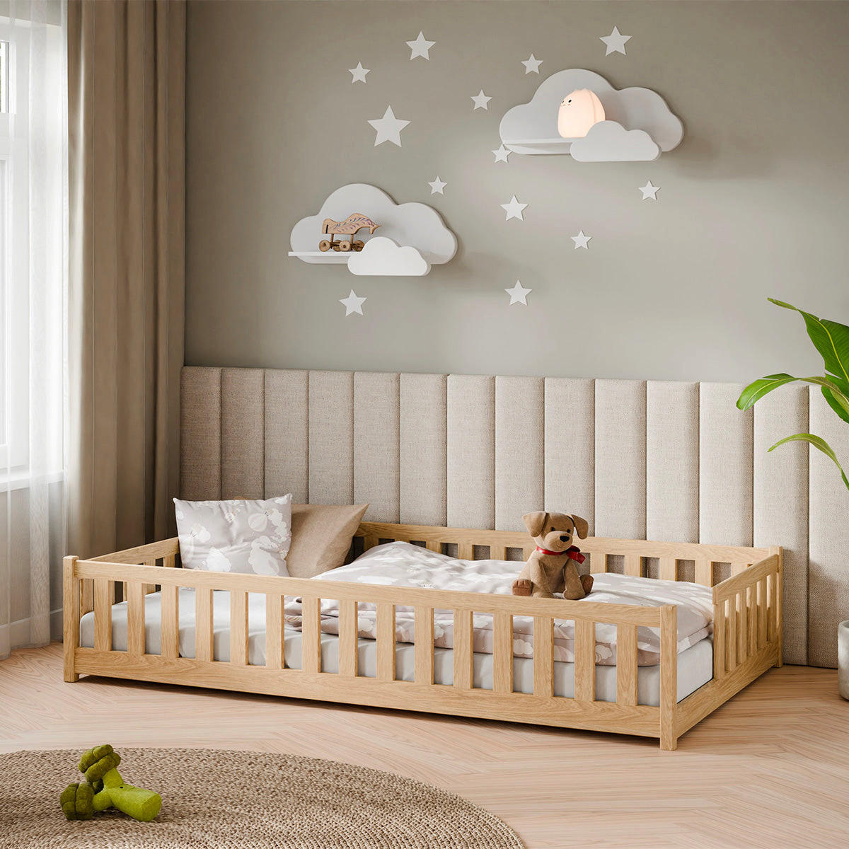 BETT 120/200 Théa Holz - Braun, Holz (120/200cm) - Petits-meubles
