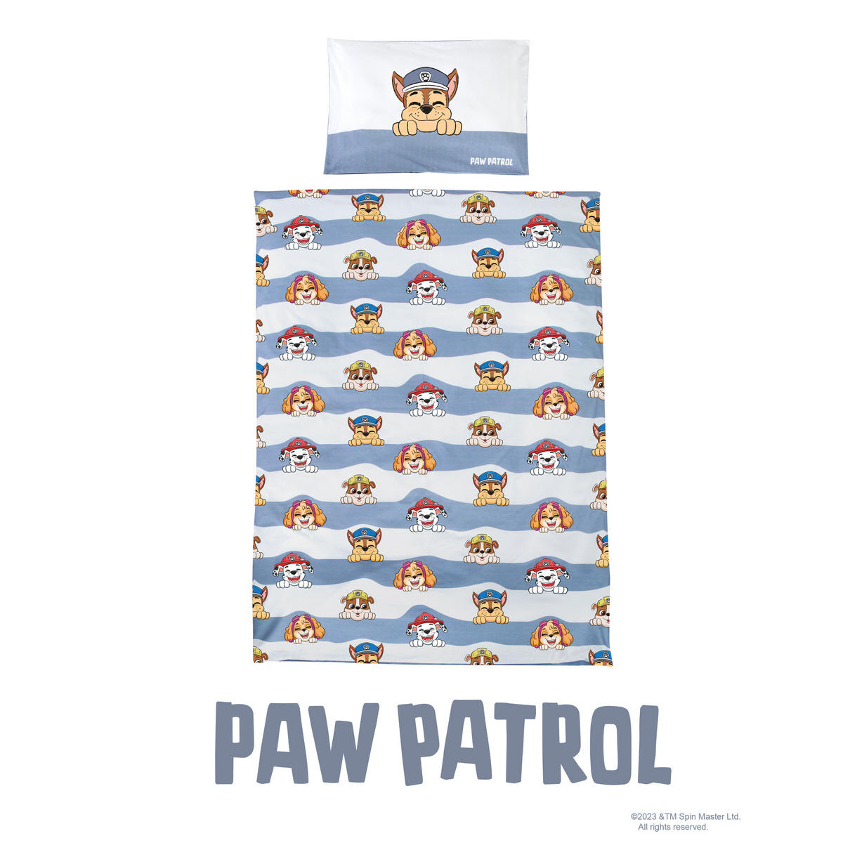 BABYBETTWÄSCHE Paw Patrol 100x135 cm - Weiß, Textil (100/135cm) - Roba