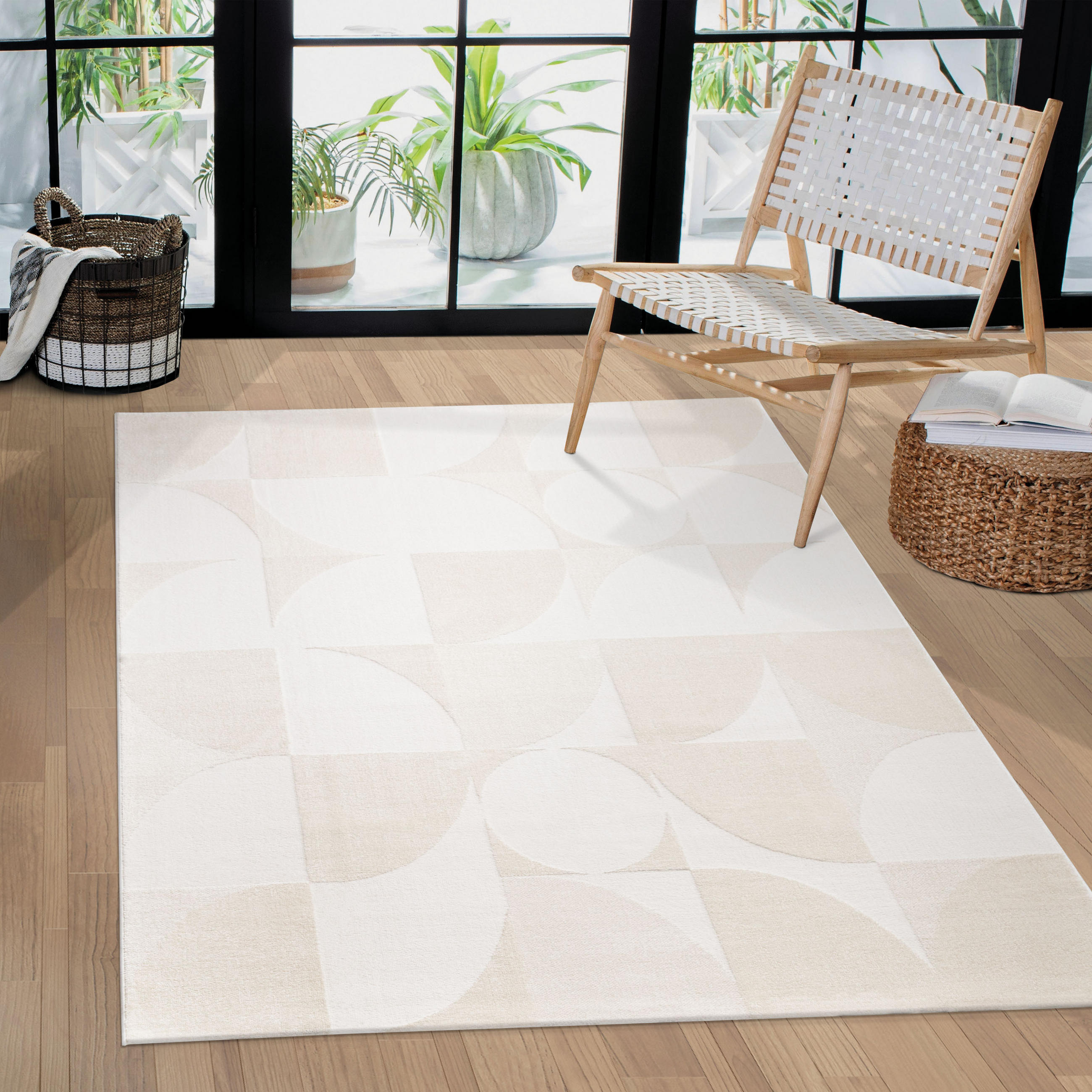 KURZFLORTEPPICH 160/220 cm Luzern 656 - Creme, Textil (160/220cm) - Paco Home