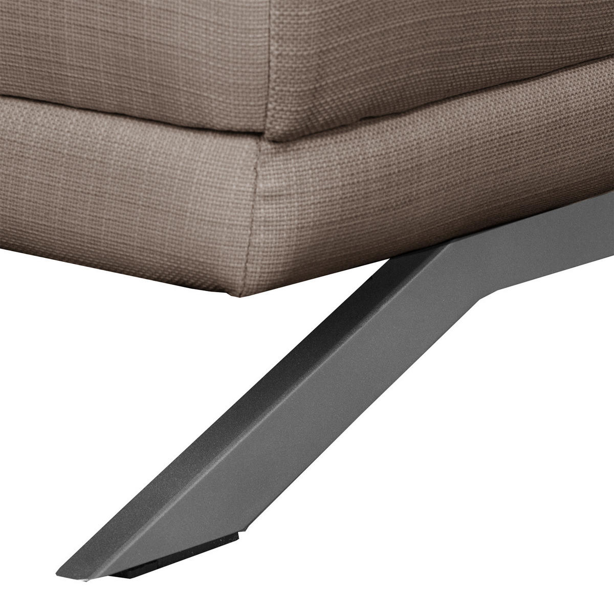 SESSEL - Strukturstoff - Grau, Textil (121/81/89cm) - home24