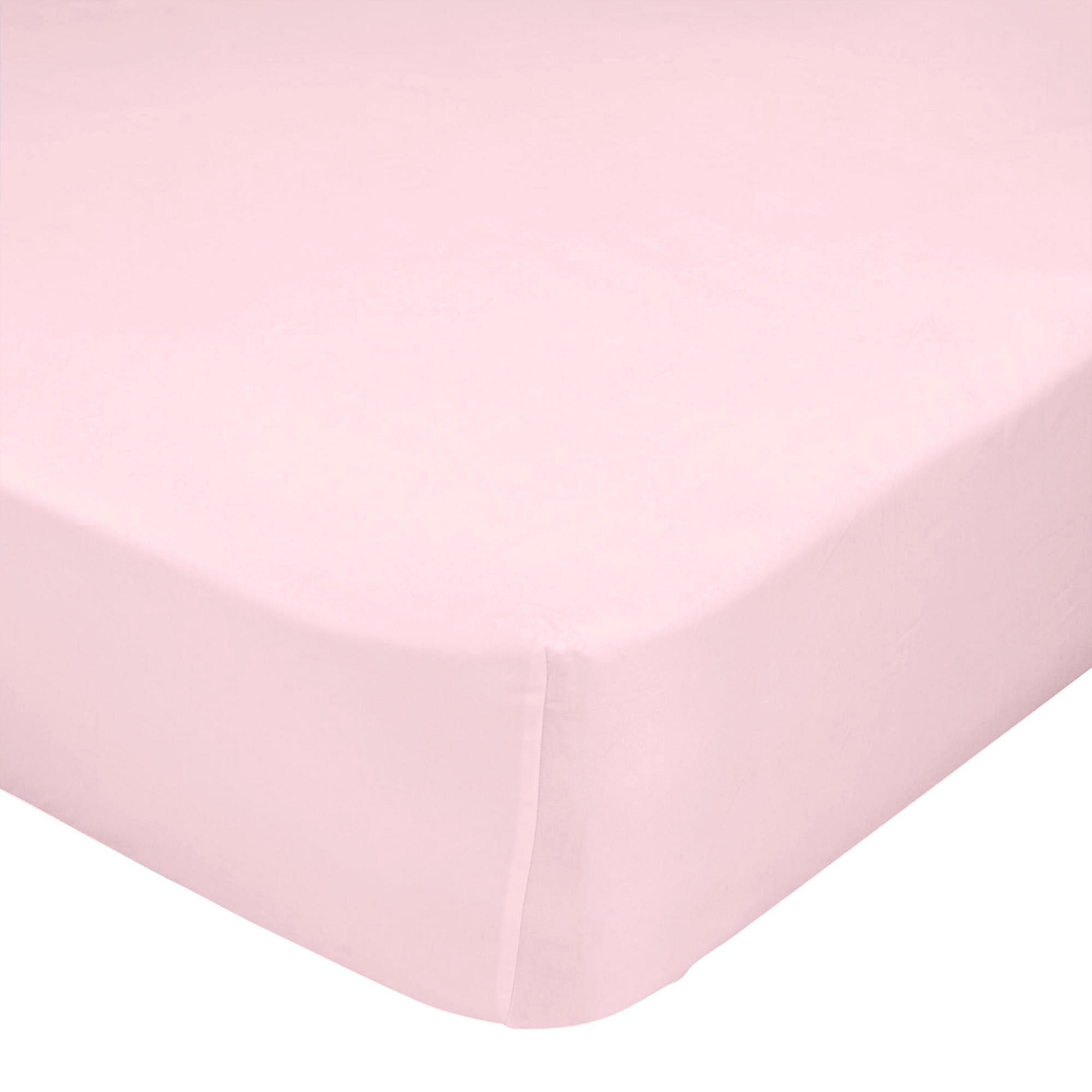 SPANNBETTTUCH basic 60x120x14 cm (kinderbett) hellrosa - Hellrosa, Textil (70/140cm) - Happy Friday