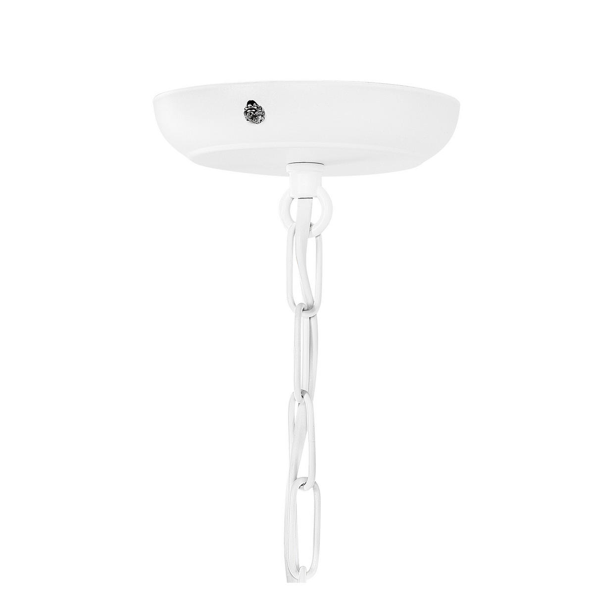 HÄNGELEUCHTE Kolva 40/40/110 cm - Weiß, Metall (40/40/110cm) - Beliani