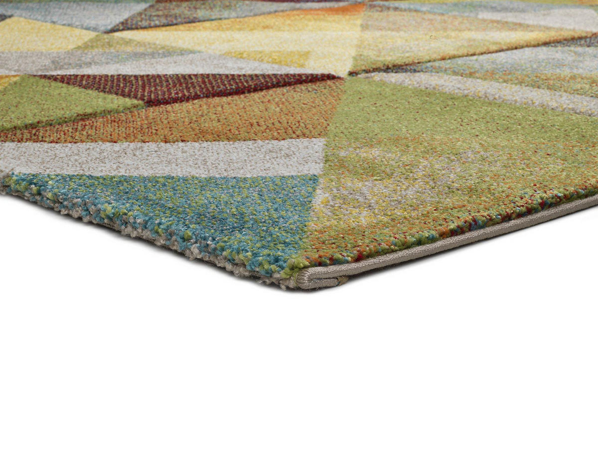 WEBTEPPICH Mehrfarbig Matrix 60/120 cm - Multicolor, Naturmaterialien/Textil (60/120cm) - Atticgo