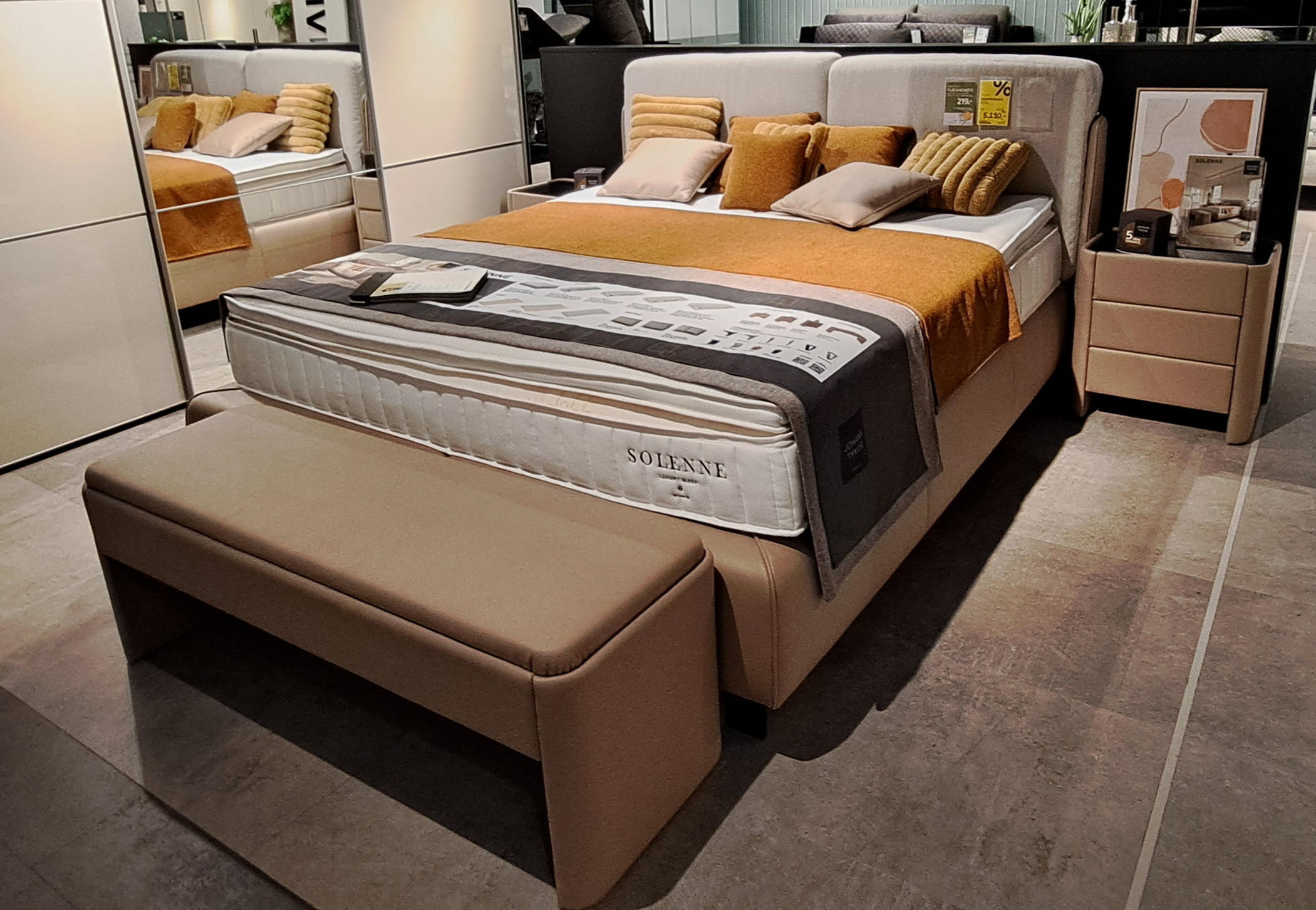 BOXSPRINGBETT SOLENE