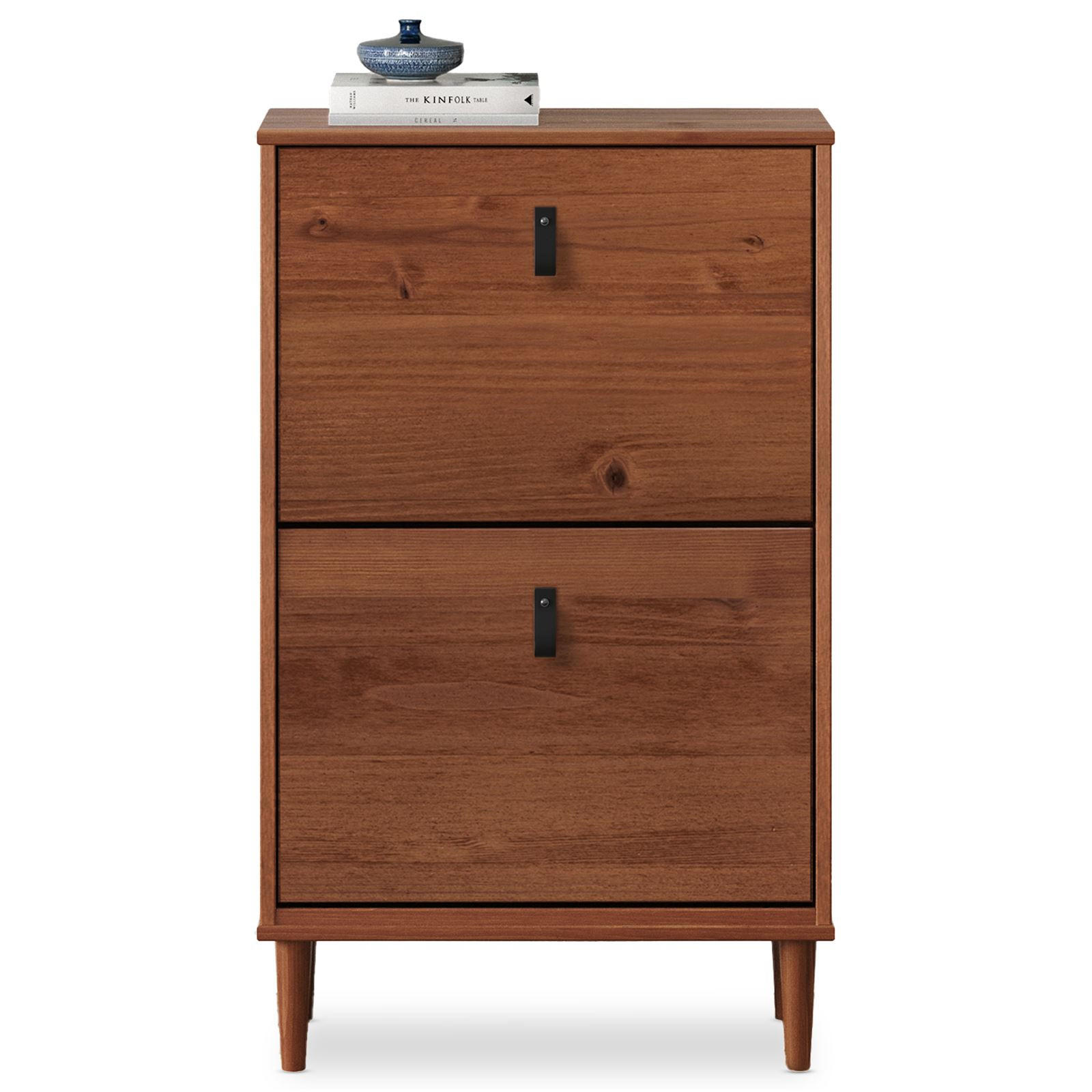 SCHUHKIPPER MIKKA - Eichefarben, Holz (59/96/25cm) - IDIMEX