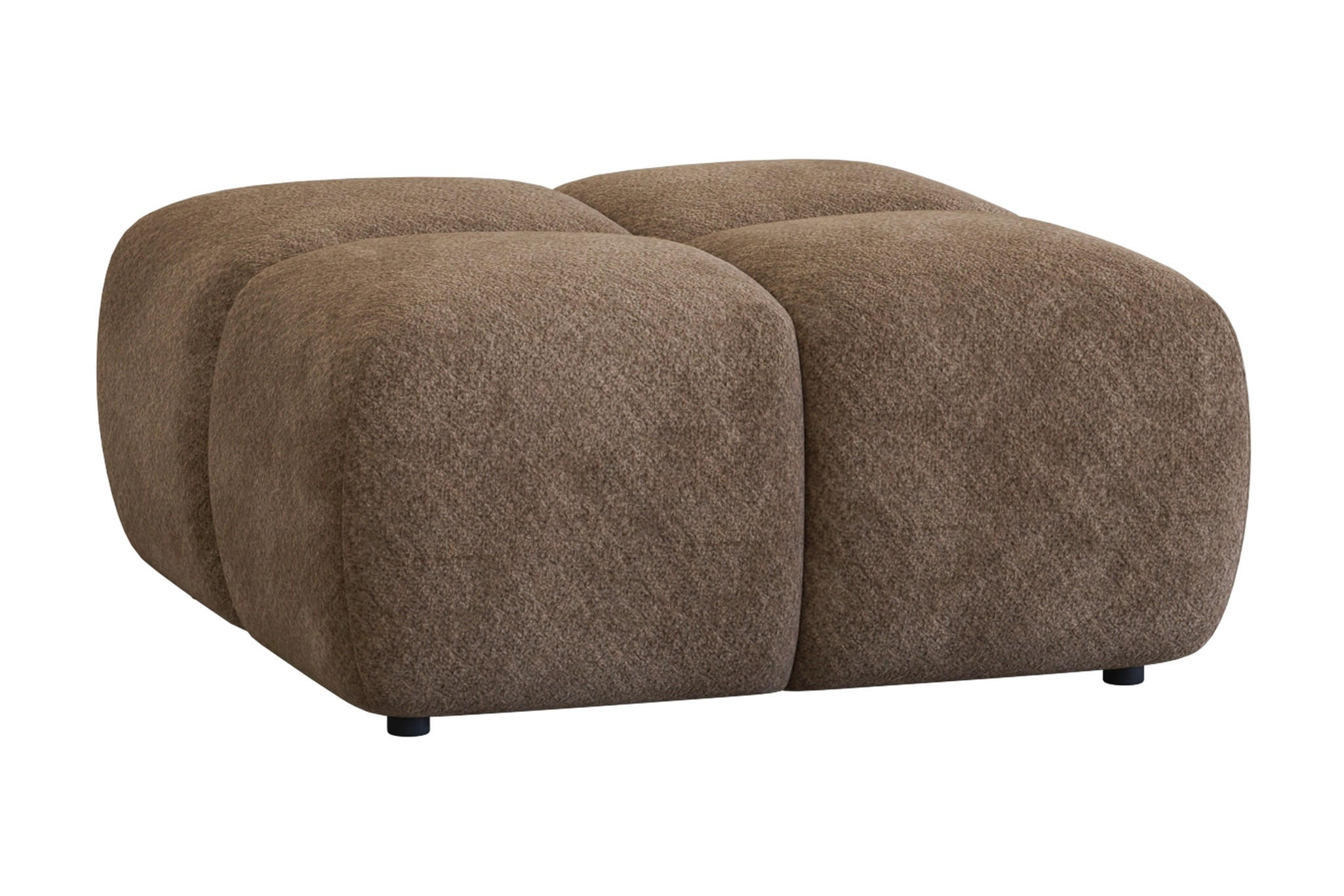 Fun Möbel Polsterhocker Braun 90x45x90 cm