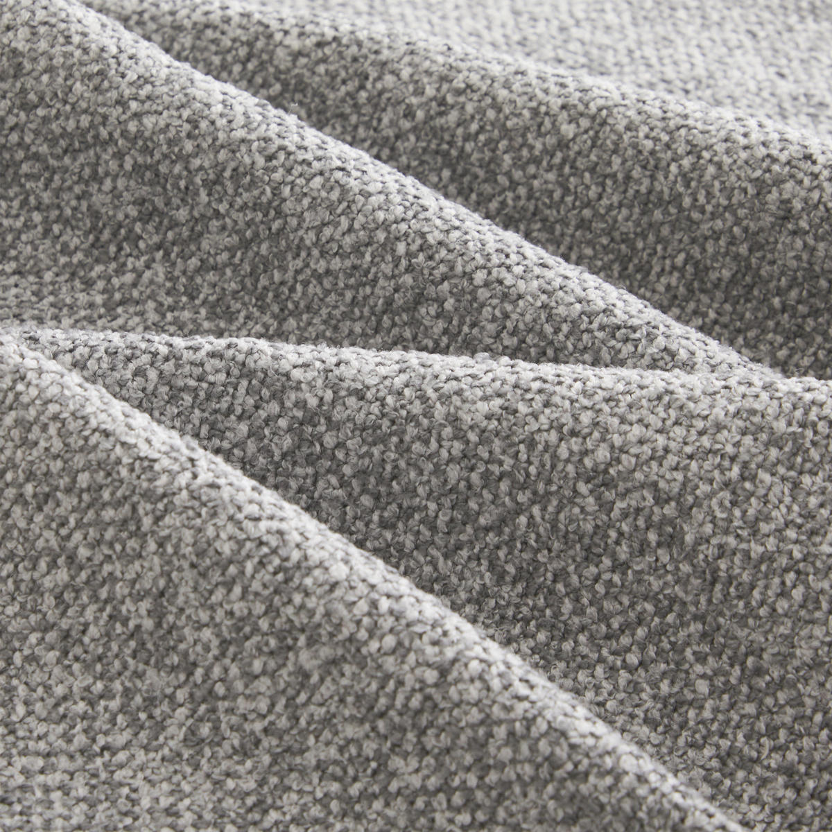 WOHNLANDSCHAFT Chenille Grau ohne Montage und mit Schlaffunktion - Grau, Textil (292/68/165cm) - WISHDOR