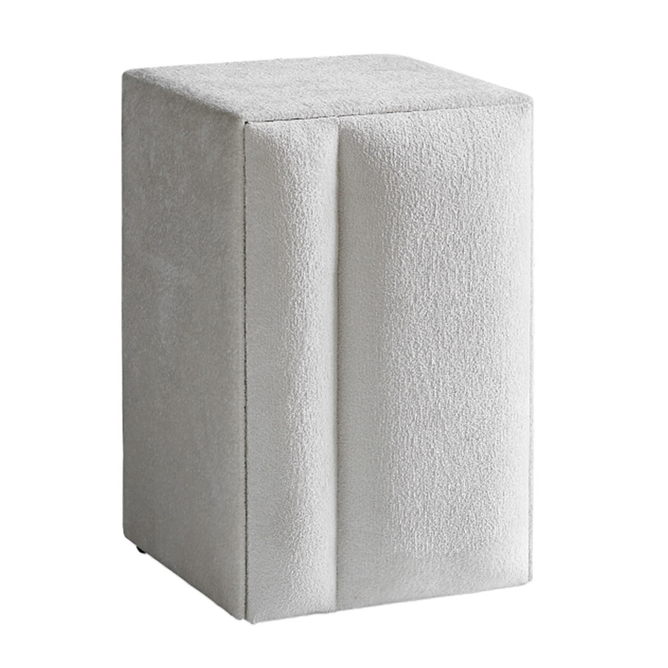 NACHTTISCH AURORA 41/44/65 cm, Beige - Beige/Schwarz, Holz/Kunststoff (41/65/44cm) - Consilio Concept