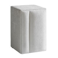 NACHTTISCH AURORA 41/44/65 cm, Beige - Beige/Schwarz, Holz/Kunststoff (41/65/44cm) - Consilio Concept