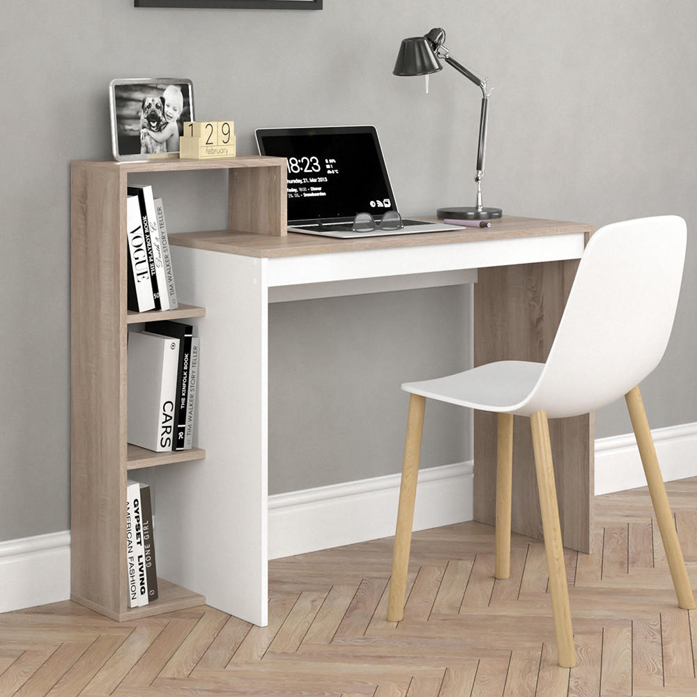 SCHREIBTISCH Leo Sonoma 110 x 40 cm - Sonoma Eiche, Holzwerkstoff (40/110/91cm) - Vicco