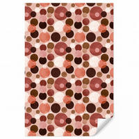 TAPETE - Kreise - Modern - Farbenfroh - 140x220 cm - Multicolor, Papier (140/220cm) - OnlyWow
