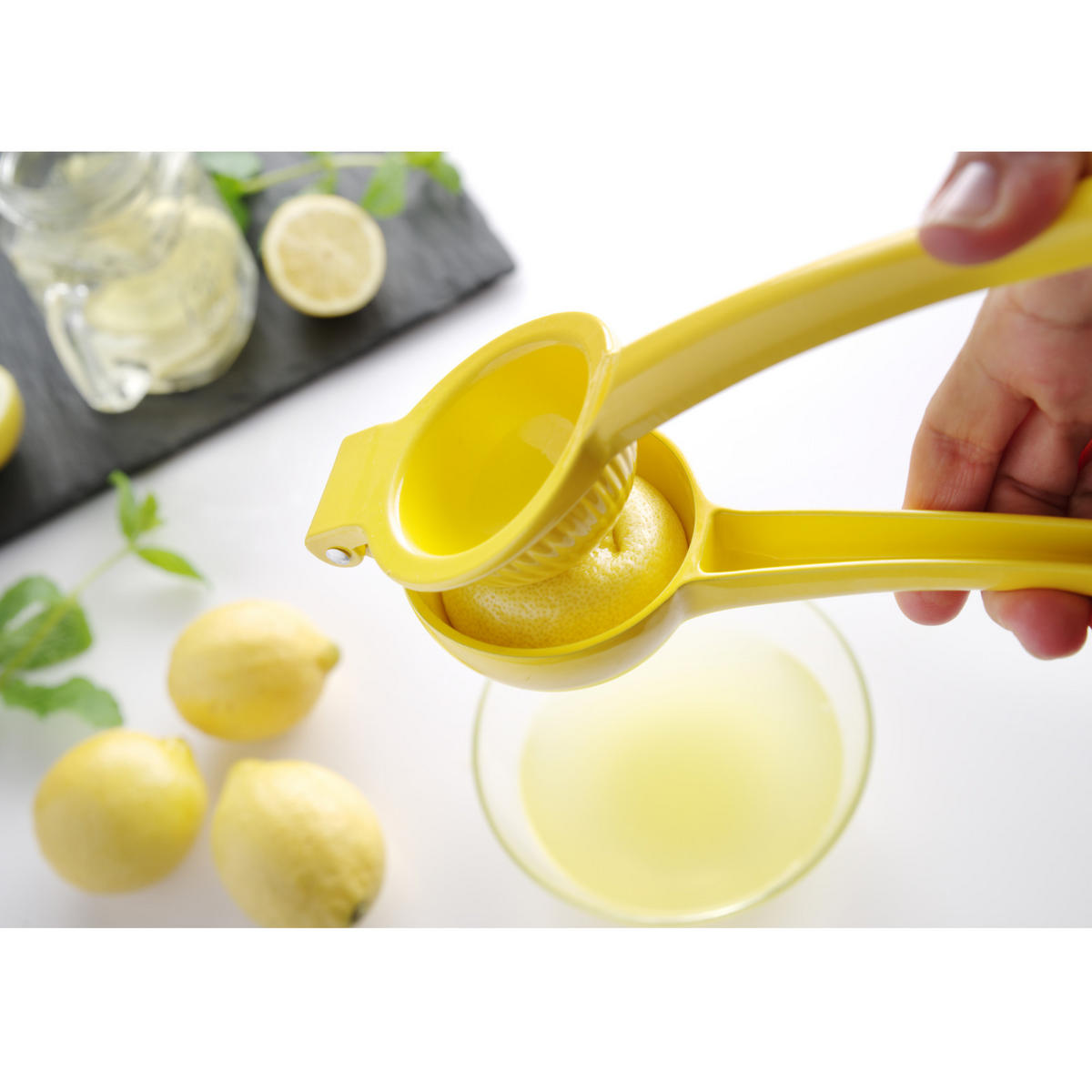 ZITRONE AUSPRESSEN Zitronenpresse, Zitruspresse, Gelb - Gelb, Keramik (8/5/22cm) - Cookinglife