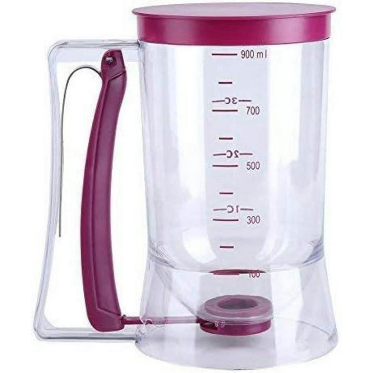 TEIGSPENDER 900ml mit Messskala - Transparent, Kunststoff (0.9L)