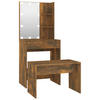 SCHMINKTISCH Dugan 60/40/140 cm - Taupe, Holzwerkstoff (60/140/40cm) - Nettlife