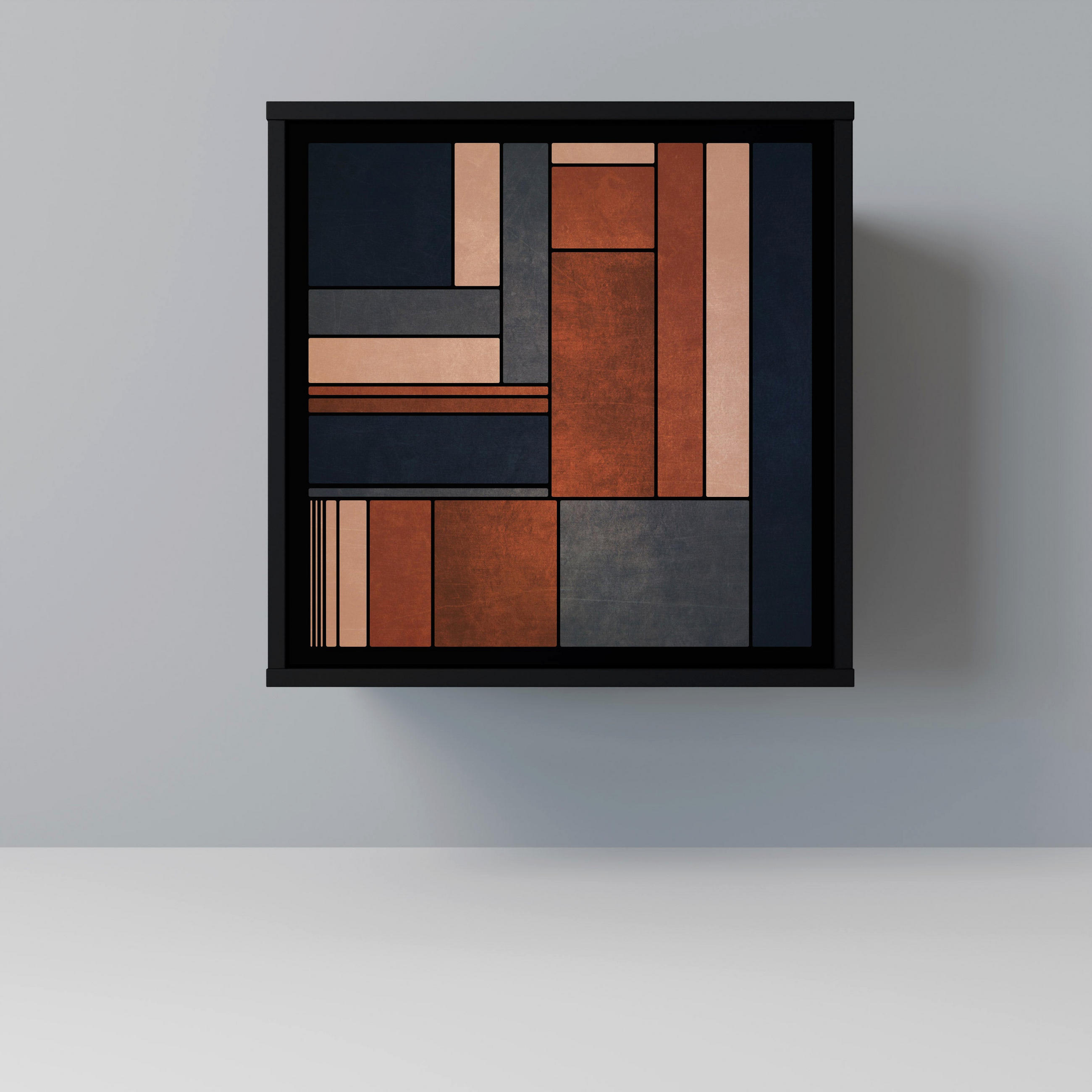 SpaceRebels Sideboard Schwarz 57.5x57.5x42 cm