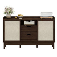 SIDEBOARD 150/39,5/80 cm mit 2 Schiebetüren & 2 Schubladen in Natur - Naturfarben, Holzwerkstoff (150/80/39.5cm) - BEAOK