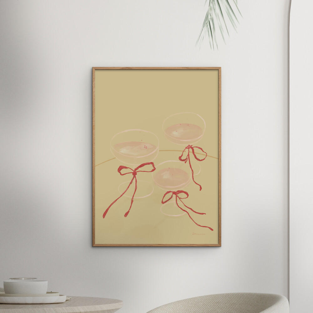 POSTER Katharina Puritscher - Cheers to Us - Naturfarben, Papier (50/70/0.1cm) - Poster&Frame