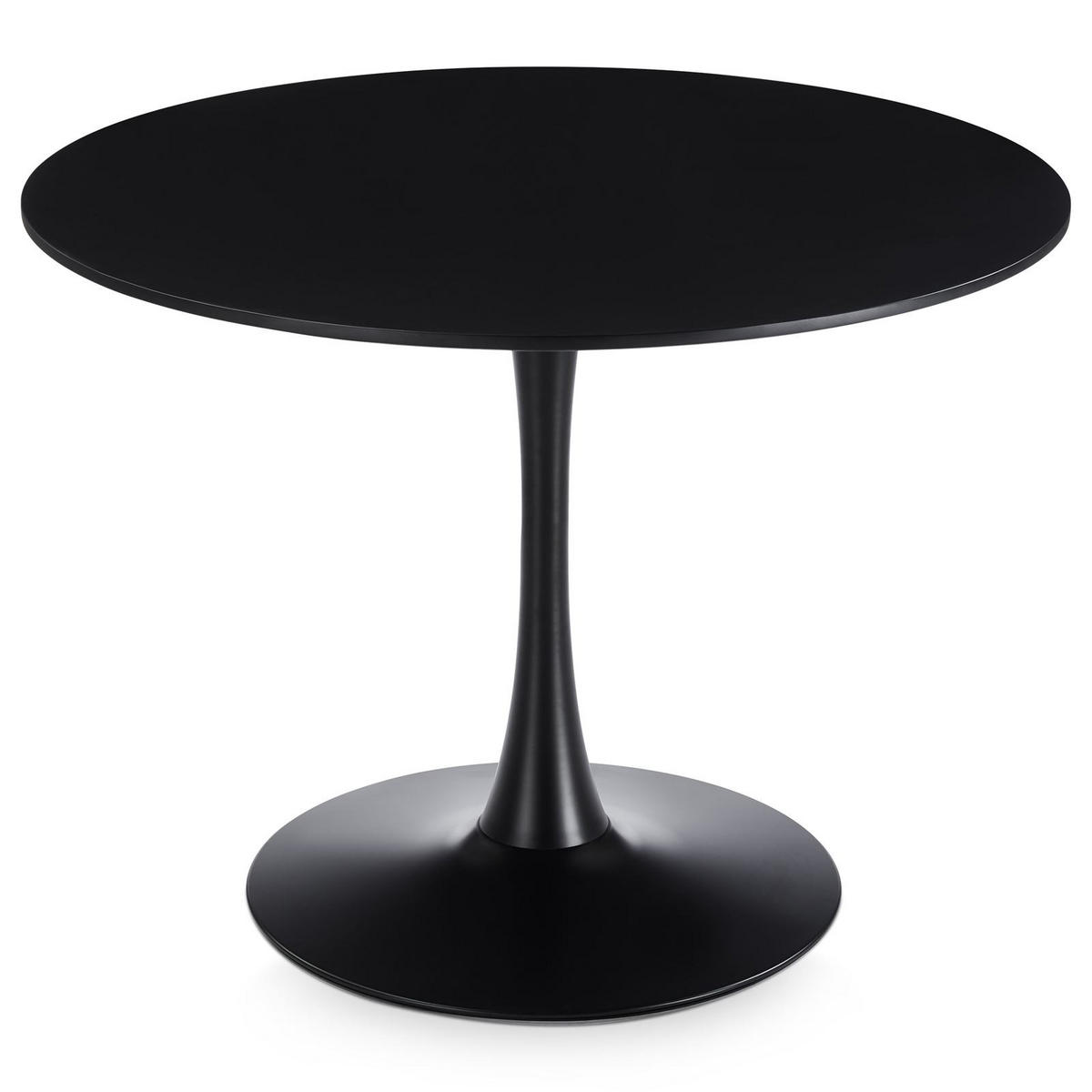 ESSGRUPPE LOIRE 5er Set schwarz - Schwarz, Holzwerkstoff/Metall - IDIMEX