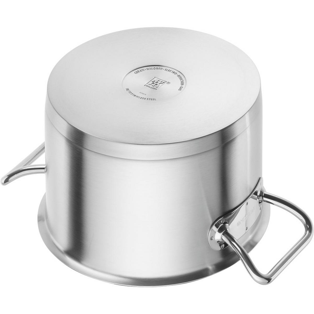 TOPF Silber 36.1/25.8/22.8 cm 651242400 - Silberfarben, Metall (24cm) - Zwilling