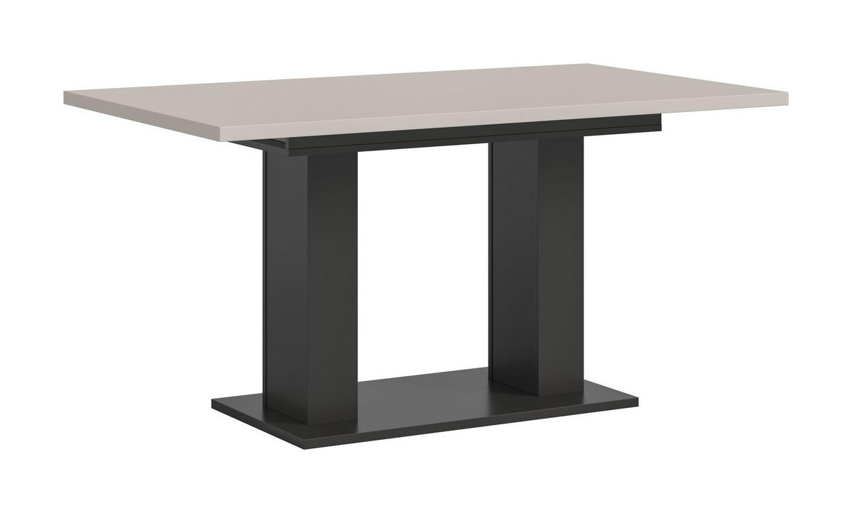 ESSTISCH MOTION (B/H/T: ca. 150/76/90 cm) in grau/Kaschmir - Grau, Holzwerkstoff (90/150/76cm)