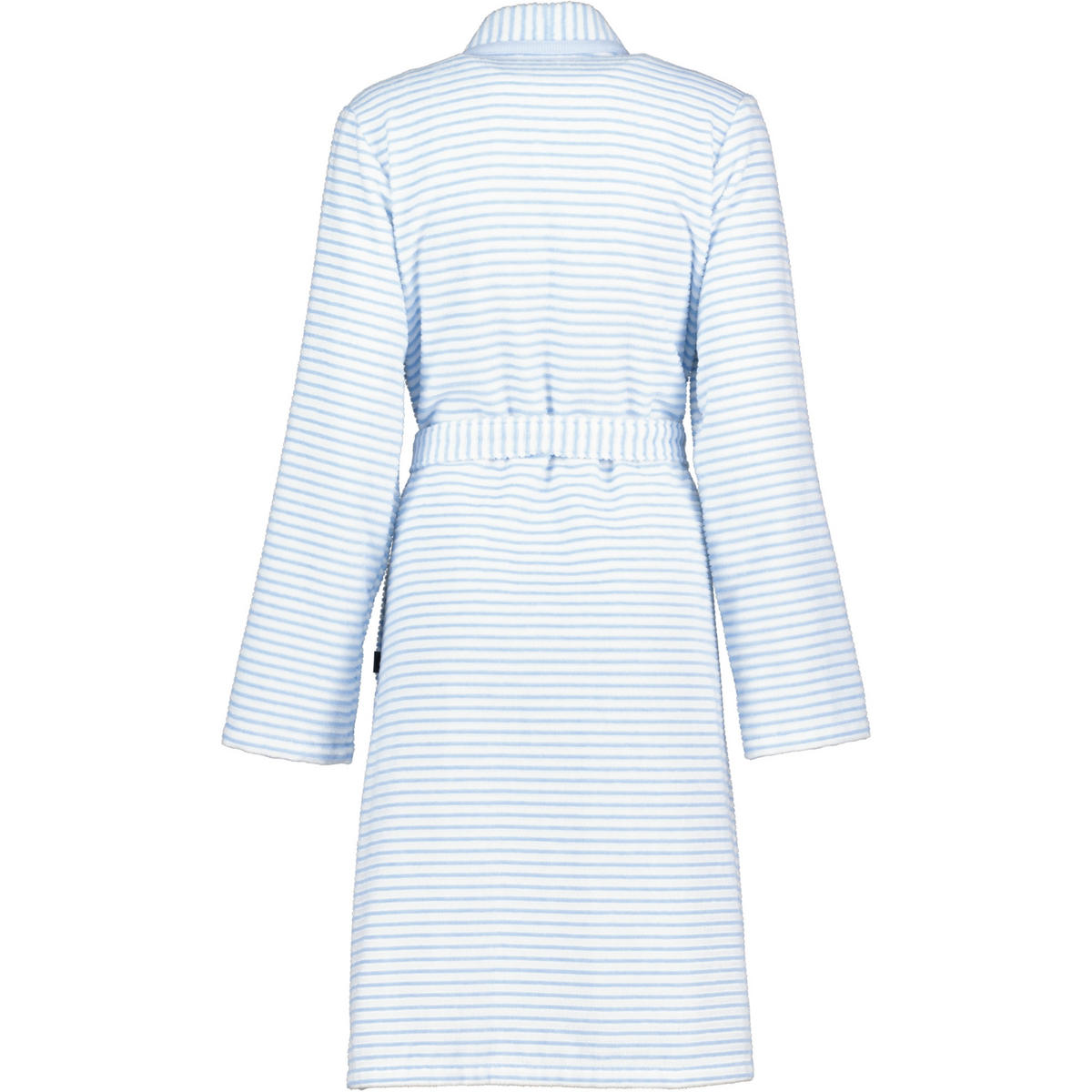 BADEMANTEL DAMEN KIMONO STRUKTUR 1214 MITTELBLAU - 11 - Blau, Textil (Snull) - Cawoe