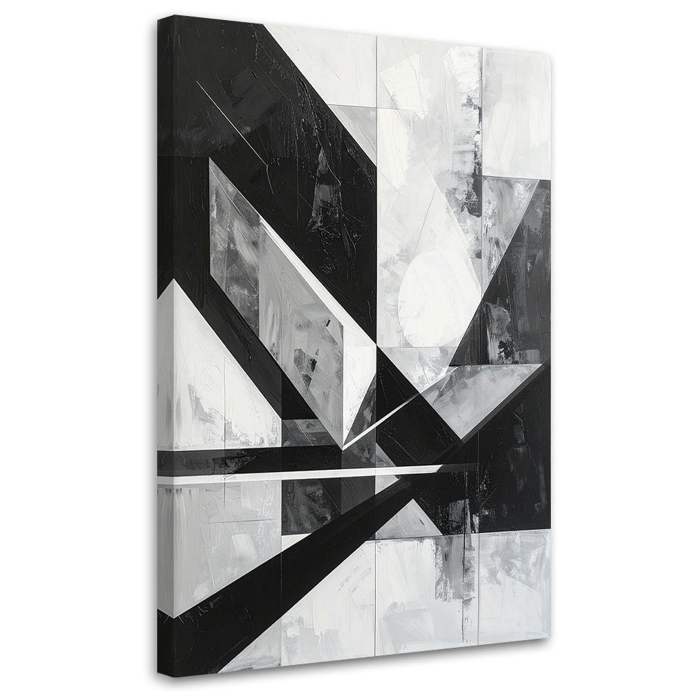 Feeby Leinwandbild Grau 30x45 cm
