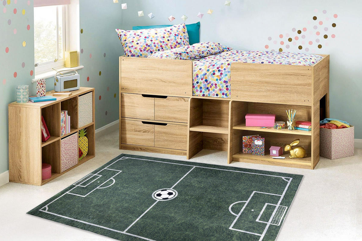 TEPPICH Boisko 180/270 cm - Pastellgrün, Textil (180/270cm) - rugsX
