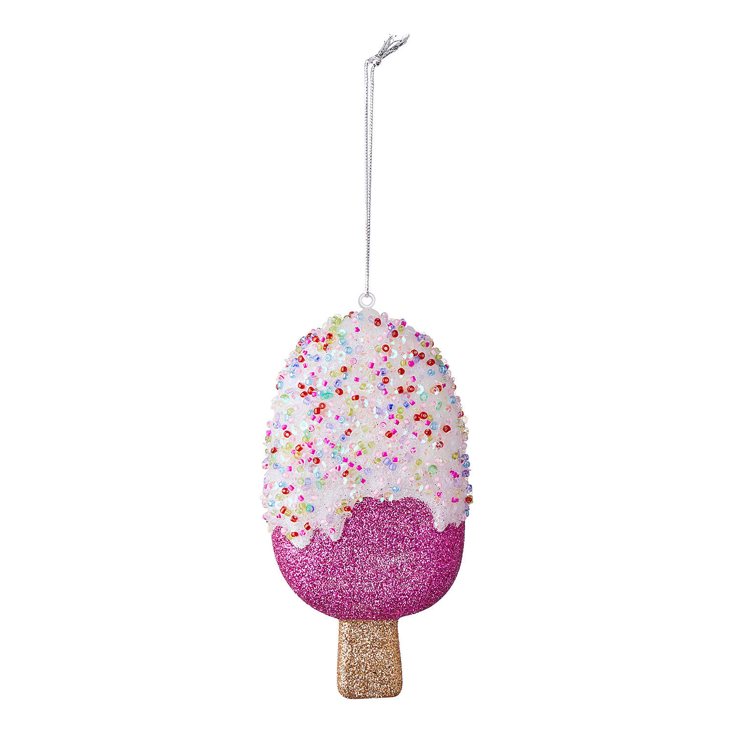 BAUMANHÄNGER Hang On Eis Am Stiel - Pink, Glas (3.1/13/7cm) - Butlers
