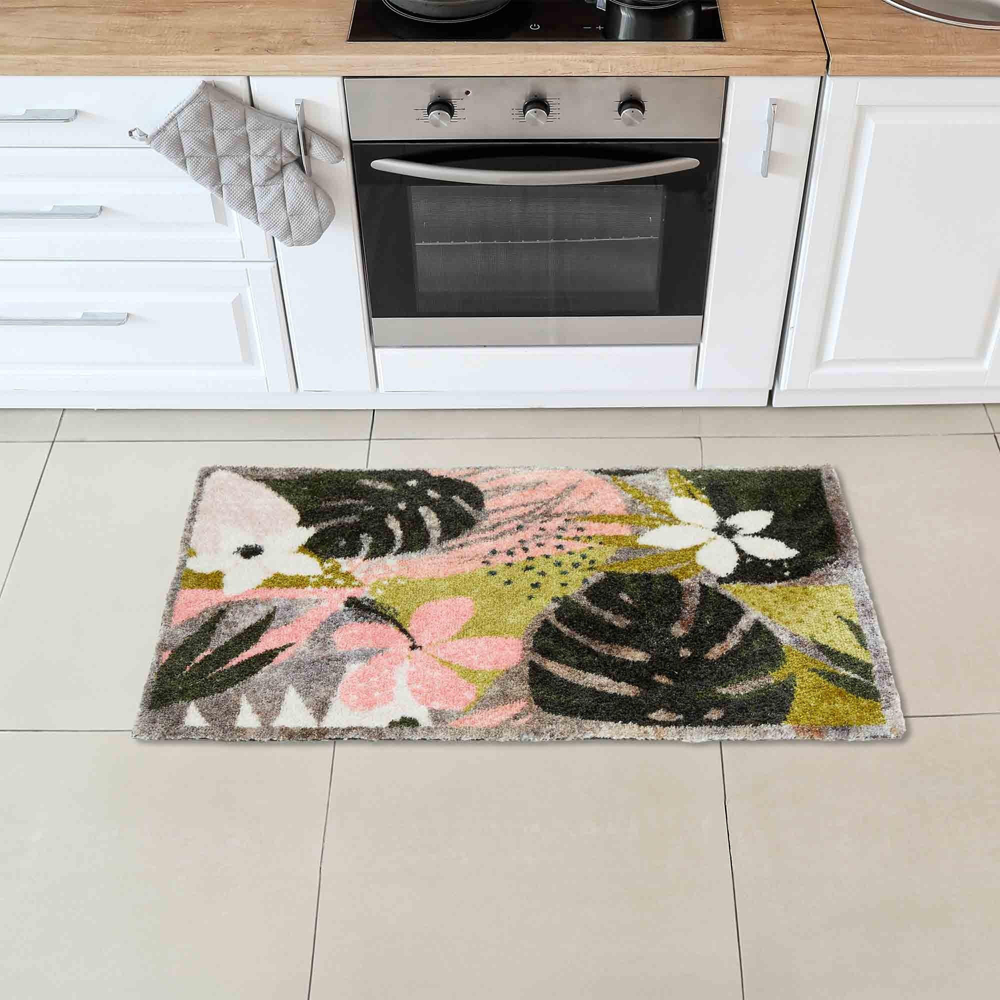 FUSSMATTE WASCHBAR PURE & SOFT - Pink, Textil (50/70cm) - Astra