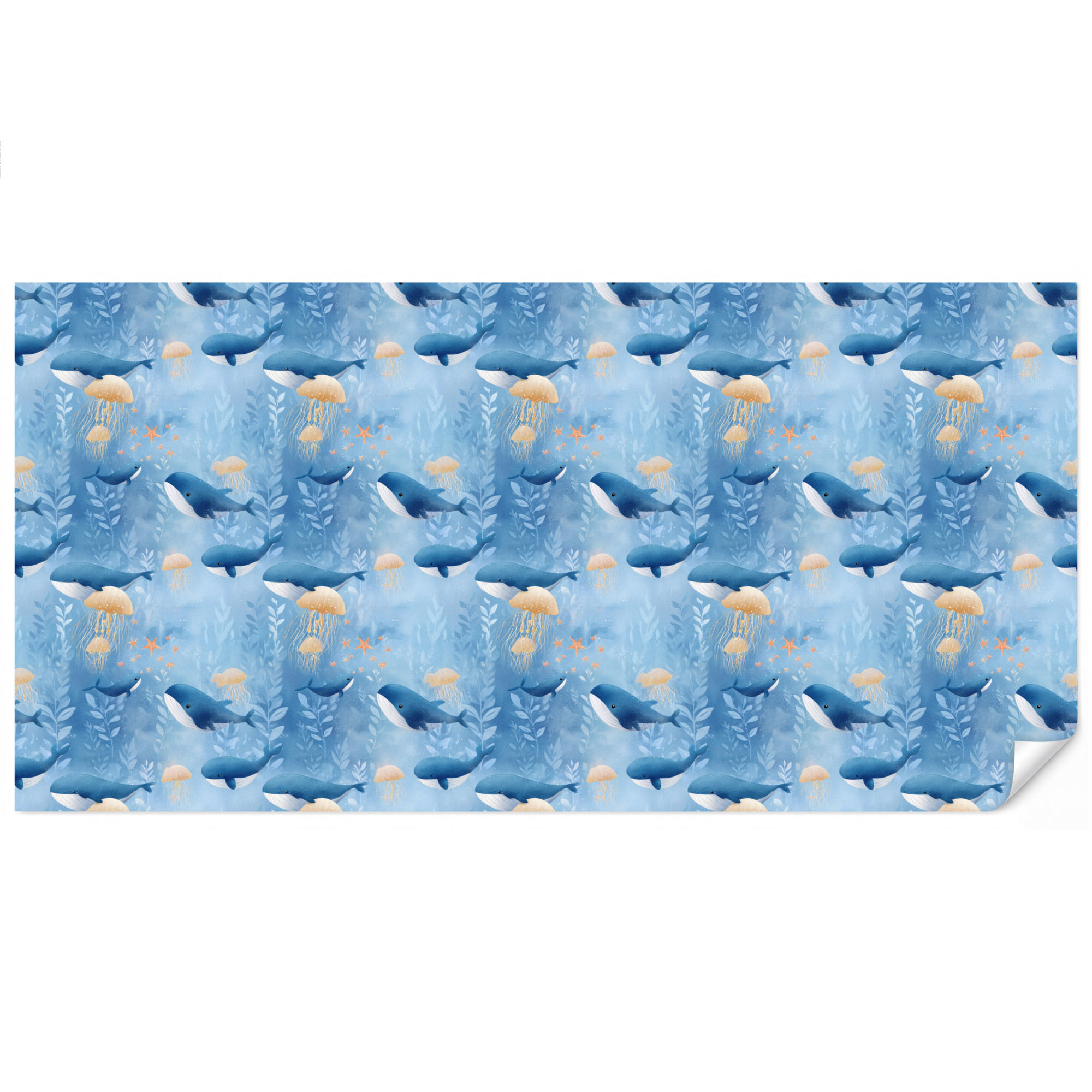 OnlyWow Kindertapete Blau 500x260 cm