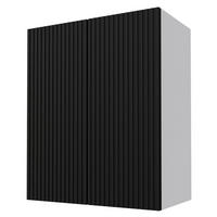 KÜCHENHÄNGESCHRANK Lamello W3/60 Schwarz Matt / Grau 60 / 32,5 / 72cm - Schwarz/Grau, Holz/Holzwerkstoff (60/72/32.5cm) - Feldmann-Wohnen