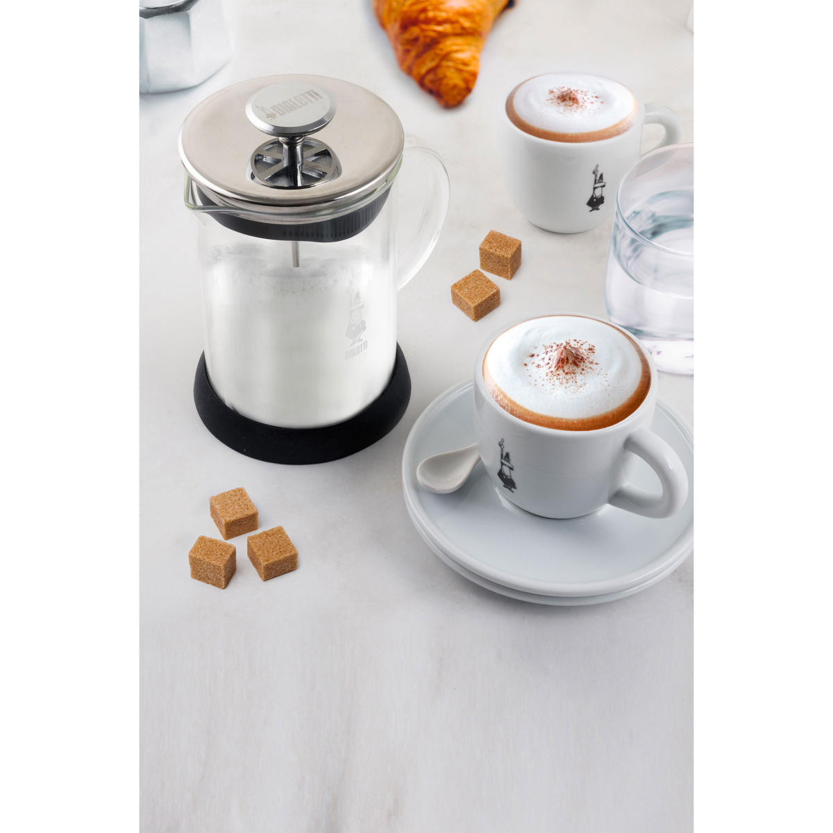 MILCHAUFSCHÄUMER Cappuccinatore Induktion 330 ml, Edelstahl, Silber - Silberfarben, Metall - Bialetti