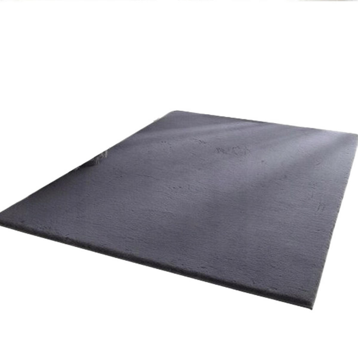 TEPPICH, grau 140/200 cm - Dunkelgrau, Textil (140/200cm)