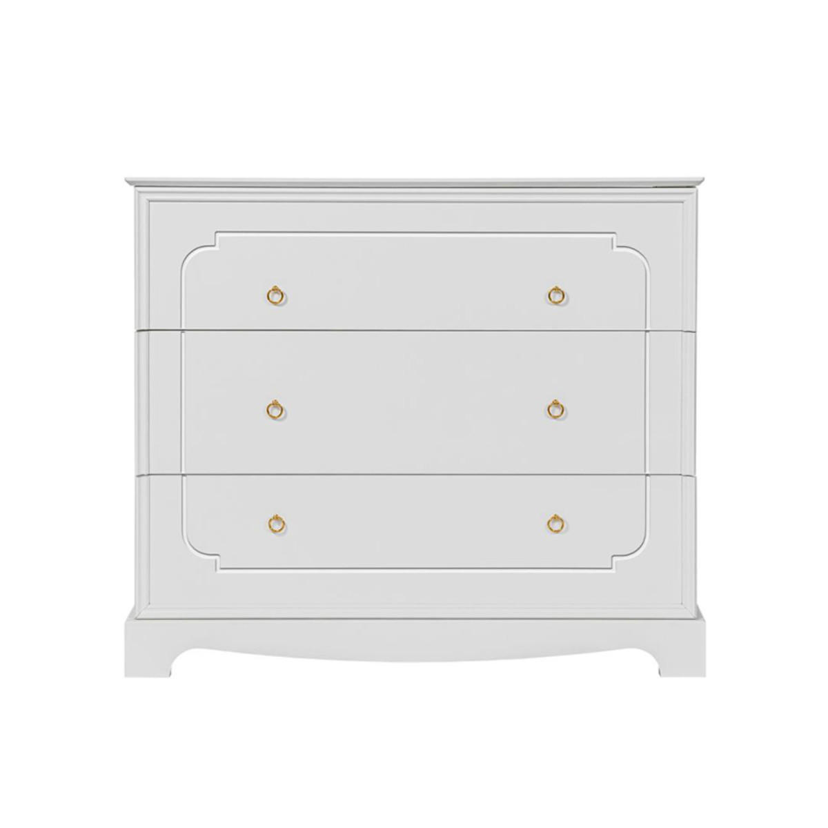KINDERKOMMODE Royal Weiß - Weiß, Holzwerkstoff (103/90/50cm) - Petits-meubles