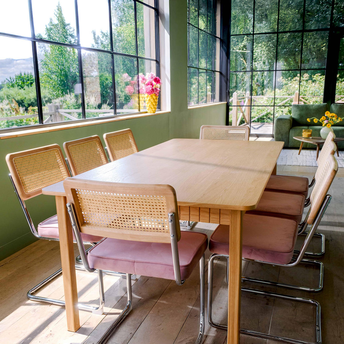 ESSTISCH 200 cm, Holz - Braun, Holz (200/100/75cm) - Oviala