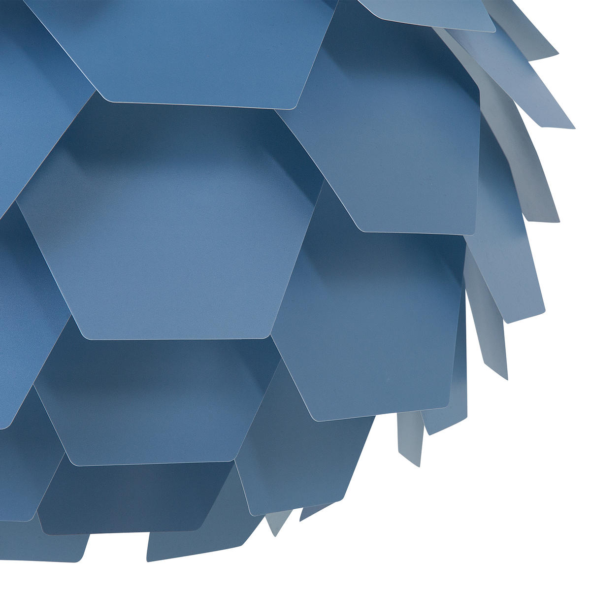 HÄNGELEUCHTE Segre 40/40/165 cm - Blau, Kunststoff (60/60/176cm) - Beliani