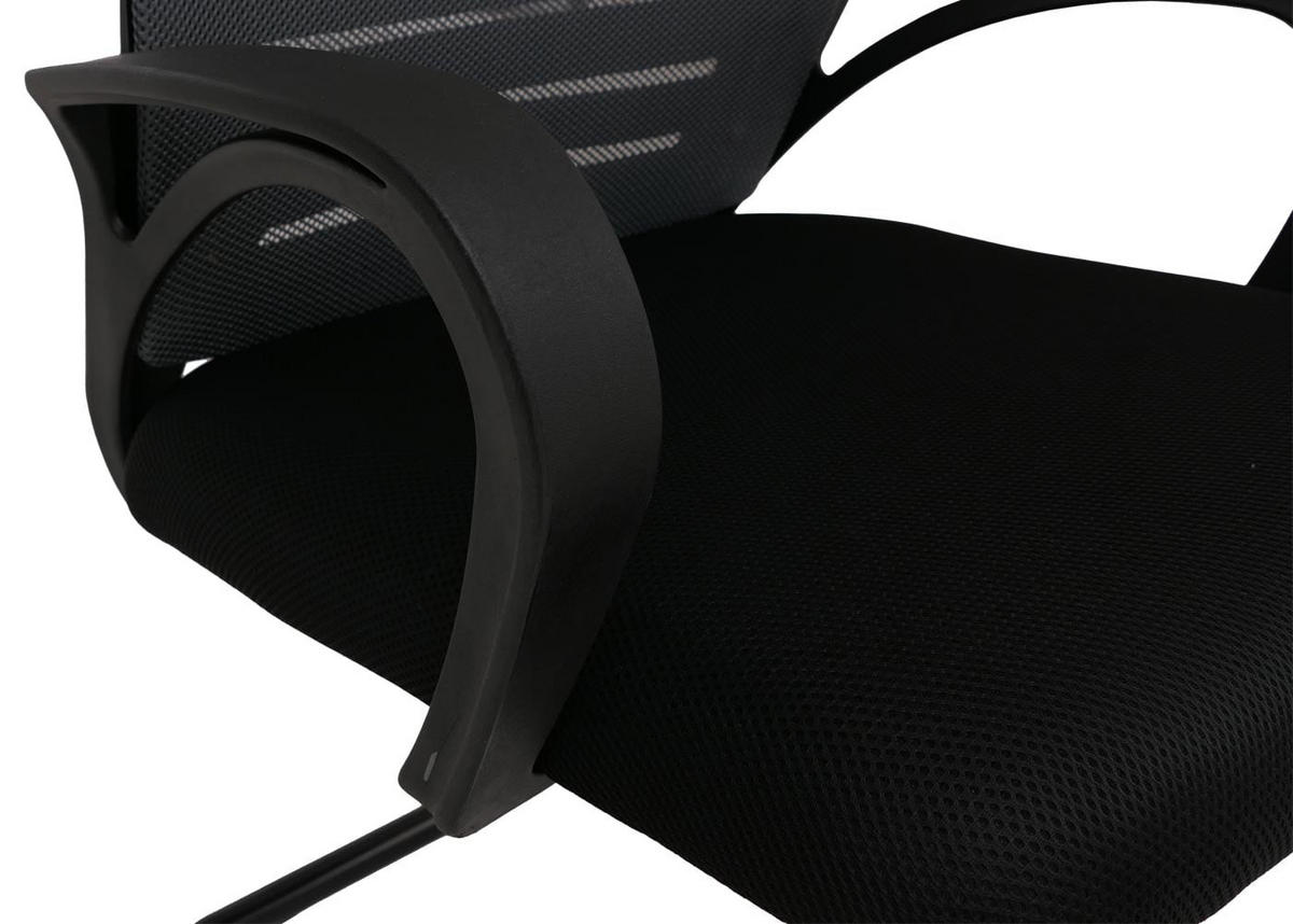 KONFERENZSTUHL Grau - Grau, Textil (62/92/57cm) - MCW