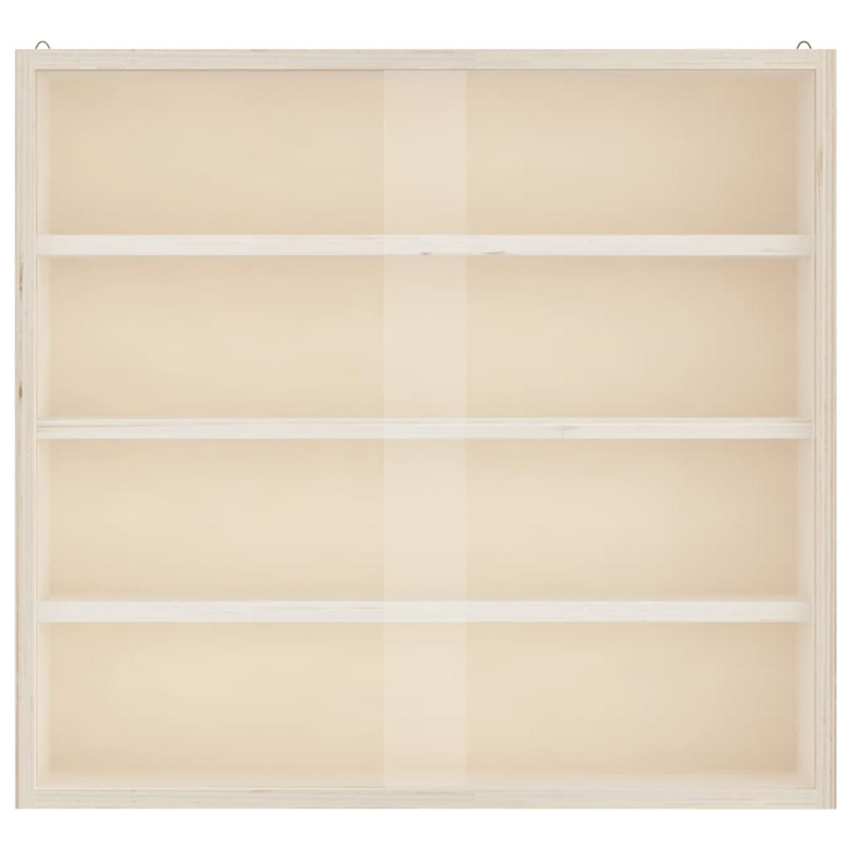 SAMMLERVITRINE Aus Holz Mit Türen 40/8,5/37 Cm - Braun, Holz (8.5/37/40cm) - vidaXL