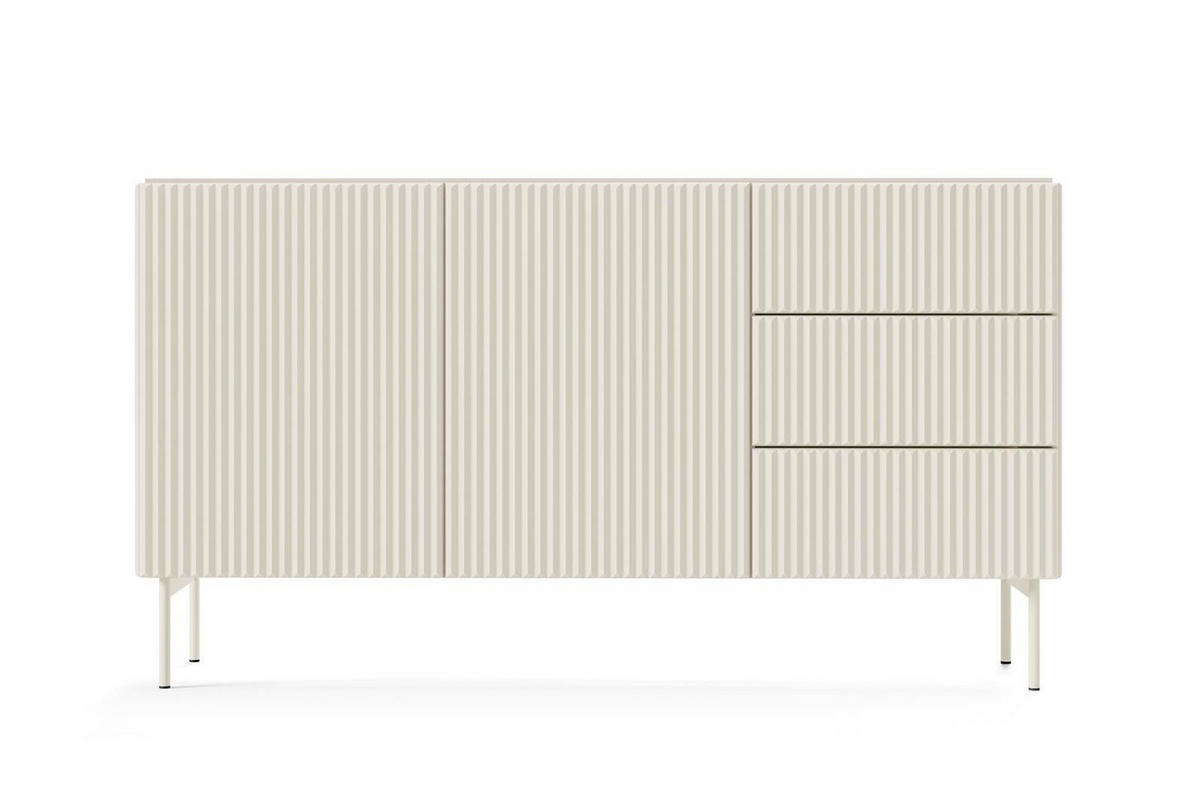 SIDEBOARD Tutti Kaschmir, Kombikommode - Kaschmir, Holzwerkstoff/Metall (147/81/40cm) - Bettso