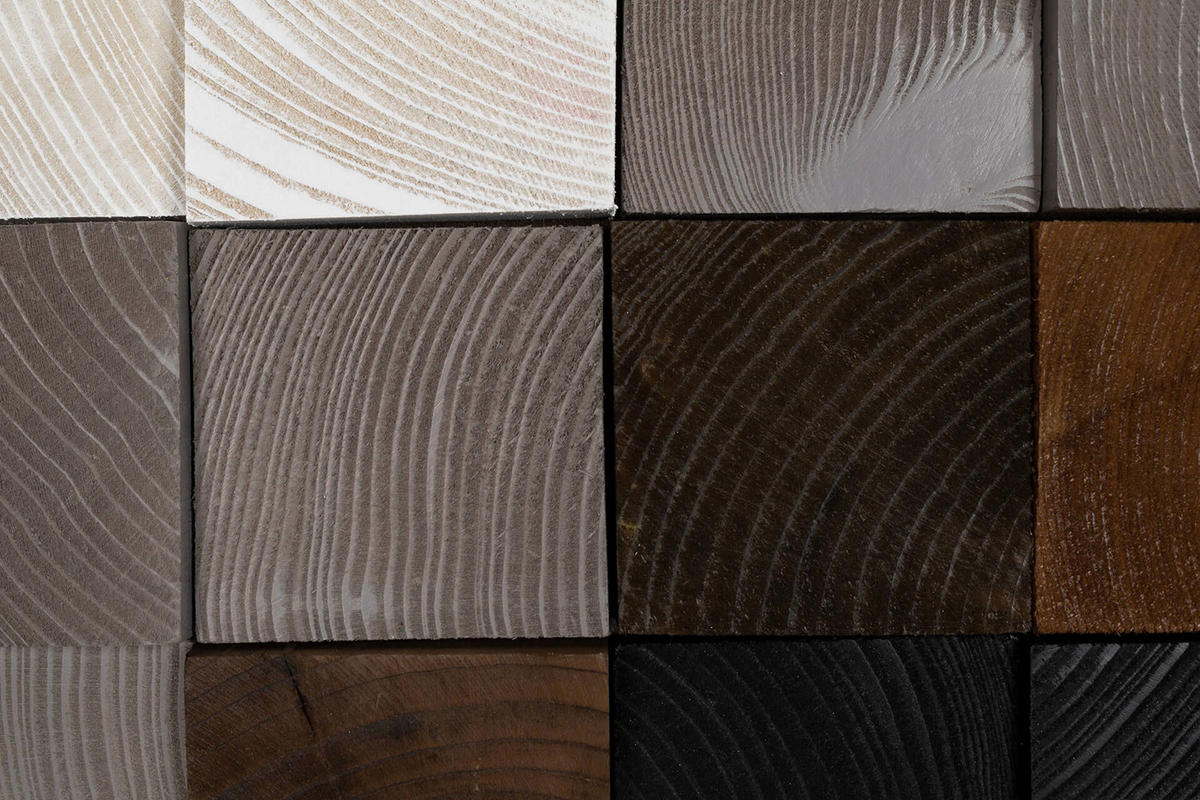 HOLZBILD Grau 98/55 cm - Weiß/Grau, Holz (6.5/55cm) - KUNSTLOFT