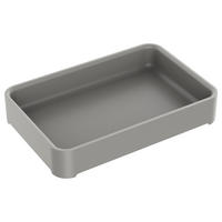 BESTECKEINSATZ Lis Grau - Grau, Kunststoff (28.6/19.1/4.8cm) - Mömax