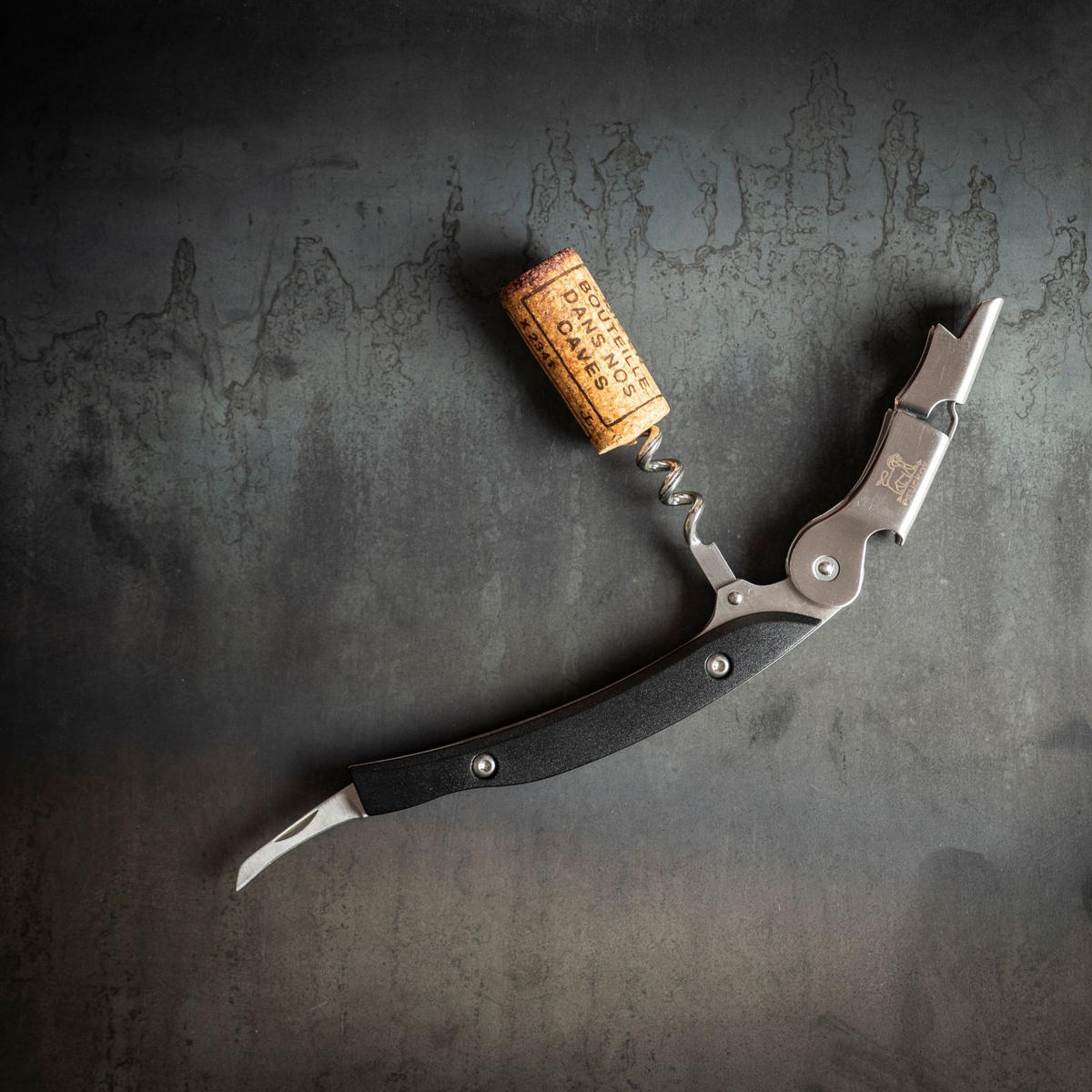 KORKENZIEHER Malbec ABS Schwarz Sommeliermesser - Schwarz, Kunststoff (1.5cm) - PEUGEOT