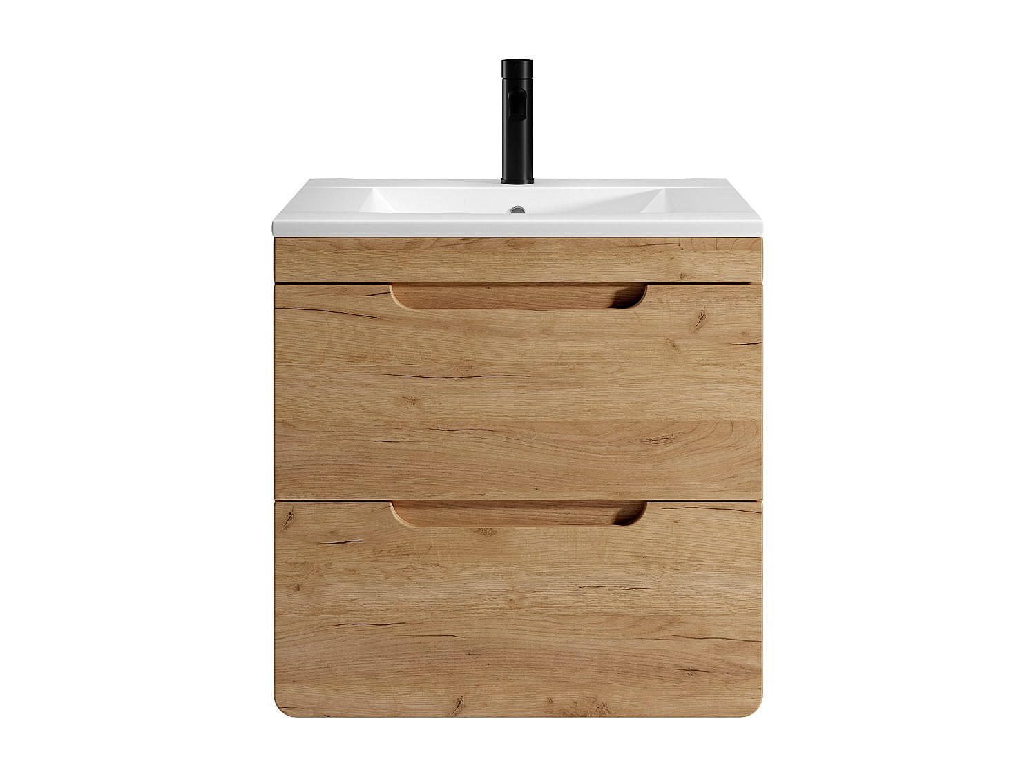 EINZELWASCHTISCH - 60 cm x 46 cm - Holz, Platte - Naturfarben Hell - ARUBA - Naturfarben, Holz (60/59/46cm) - Vente-Unique