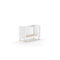 BABYBETT BILLY Weiß 68x124x94 cm - Weiß, Holz - FURNLUX