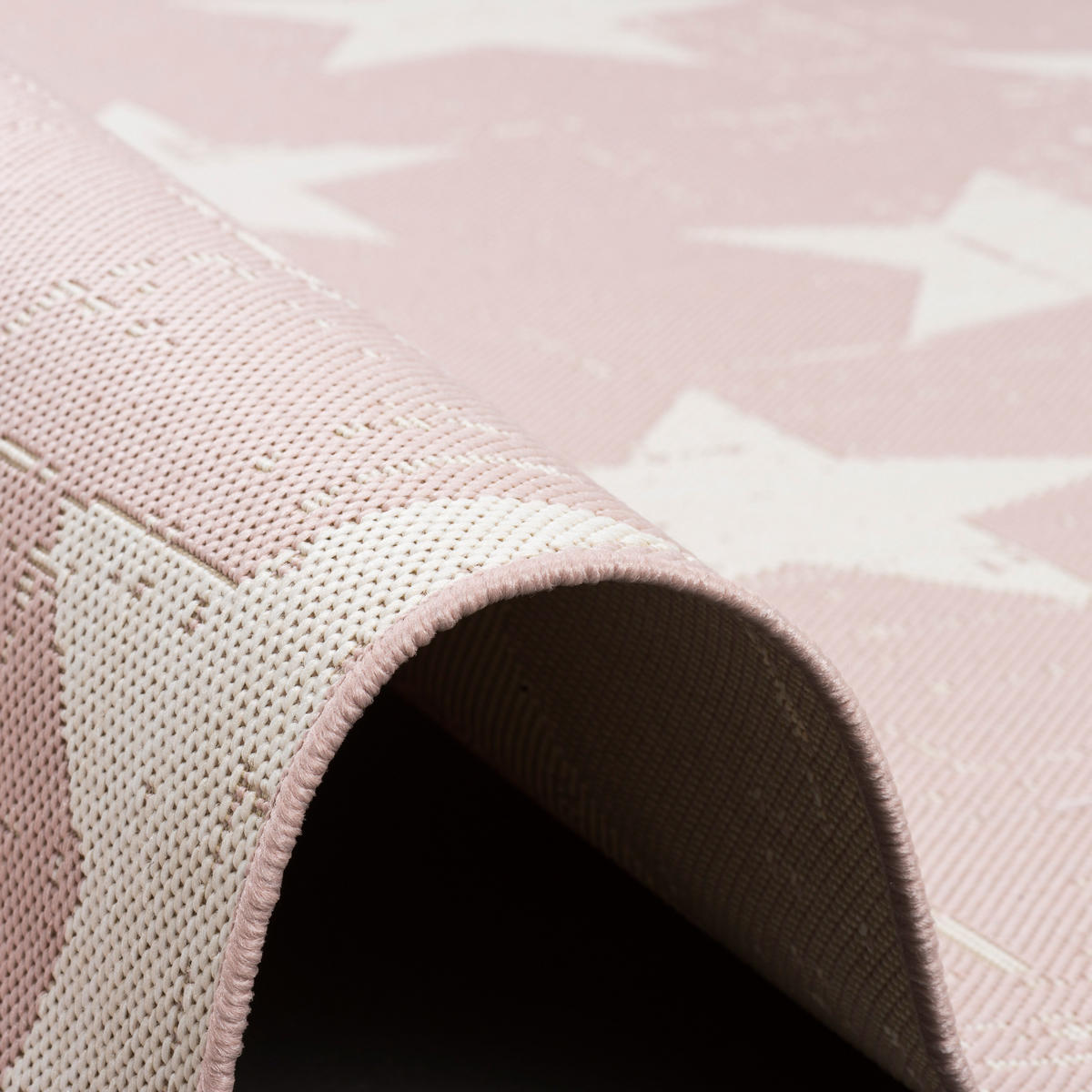 IN- UND OUTDOOR TEPPICH CARPETTO STERNE - Rosa, Textil (140/200cm) - Pergamon