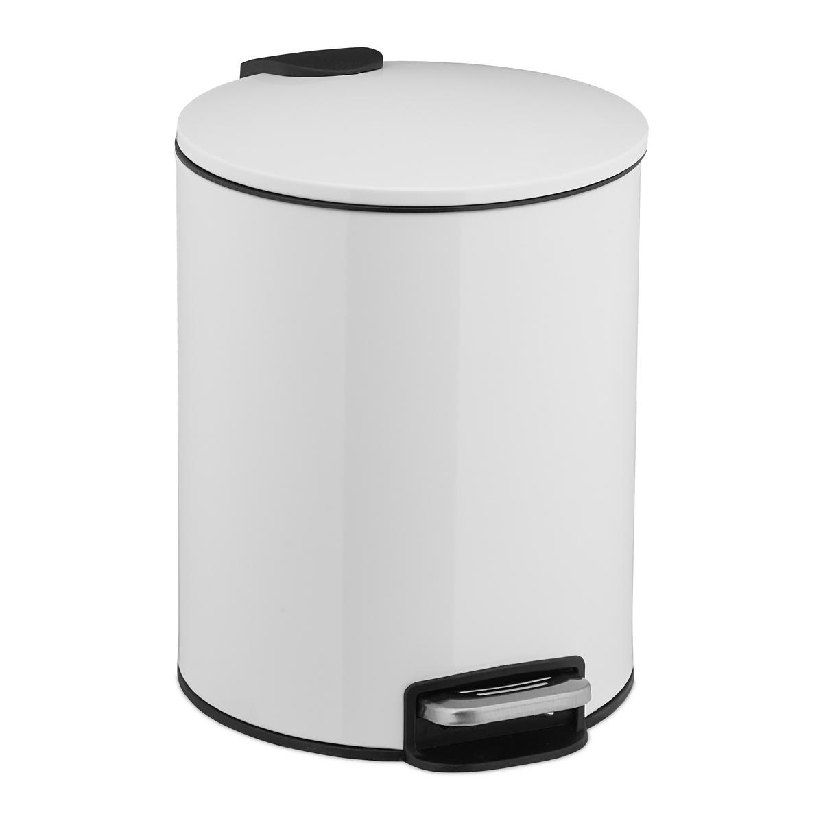 Weiß, Kunststoff/Metall (20.5/26/24cm) - Relaxdays