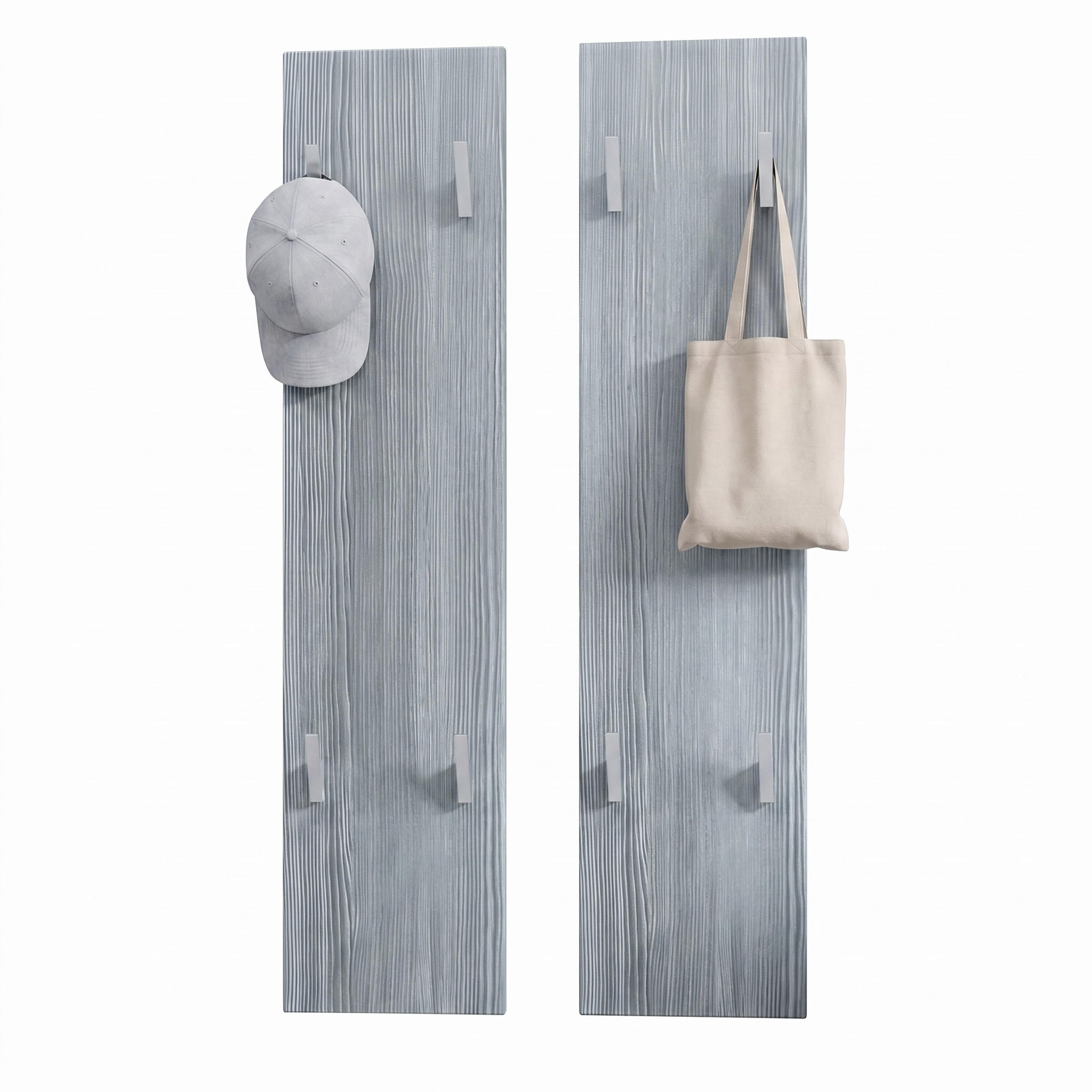 GARDEROBENPANEEL Wandpaneel Avola-Anthrazit - Anthrazit, Holzwerkstoff (120/28/2cm) - Vladon